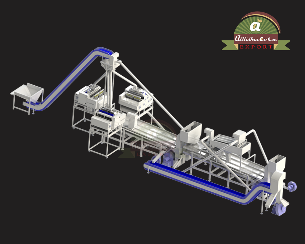 SM1200 Cashew Scooping Line Cashew Processing Machine