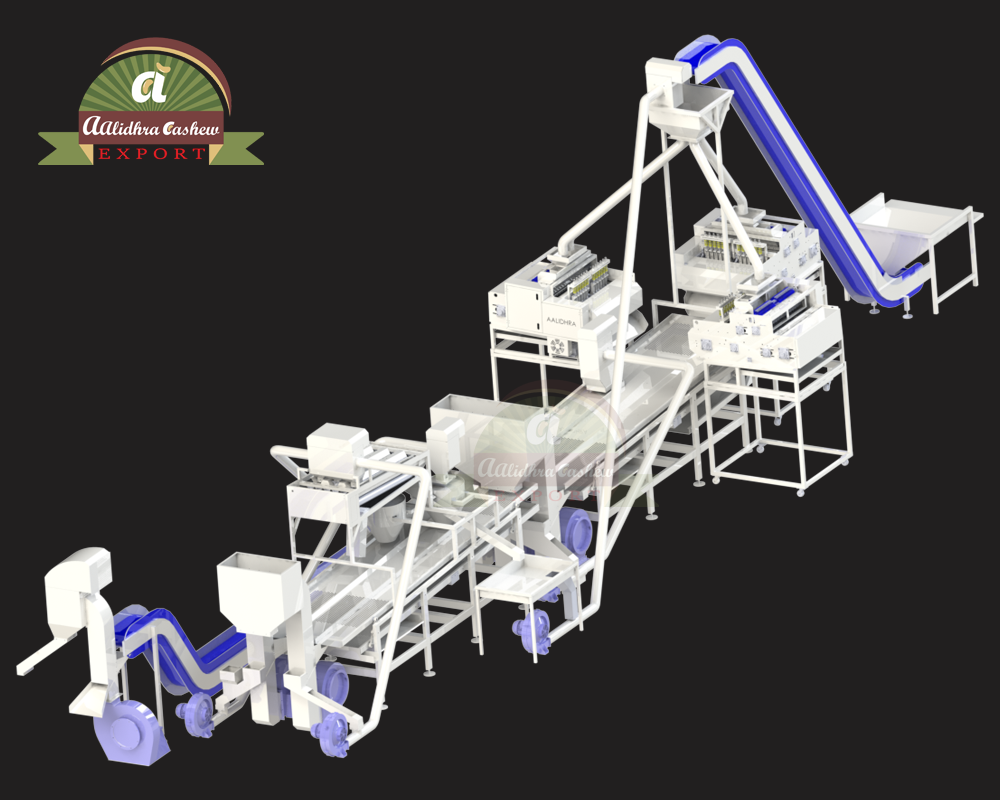 SM1200 Cashew Scooping Line Right View