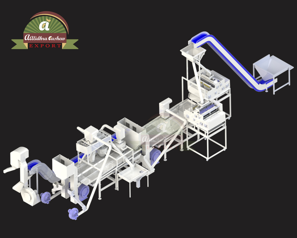 SM800 Cashew Scooping Line Right View