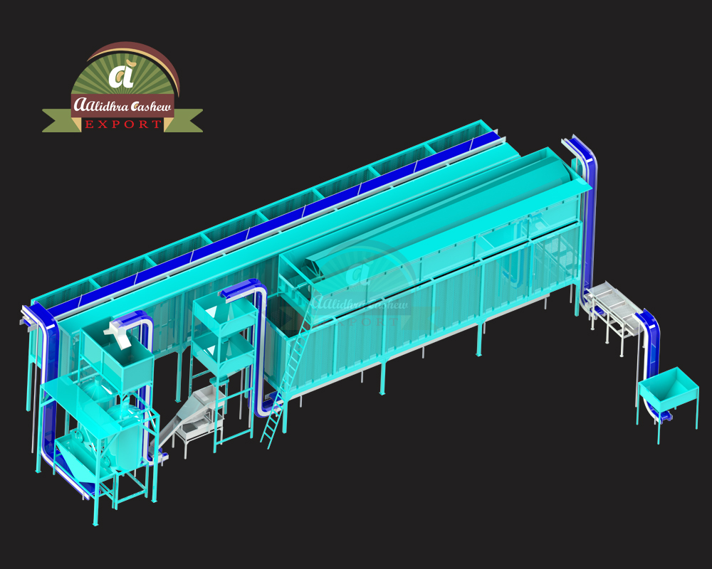 Raw Cashew Nut Grader & Hopper System